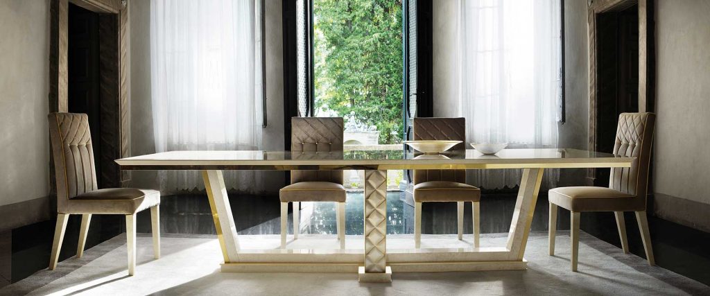 adora sipario dining table with chairs