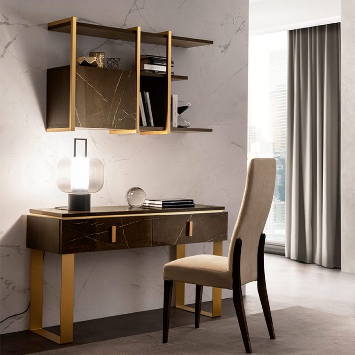 Adora Interiors Essenza Bedroom Consolle with wall display