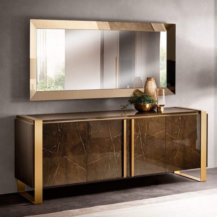 Adora Interiors Essenza Living room four doors Buffet with large mirror