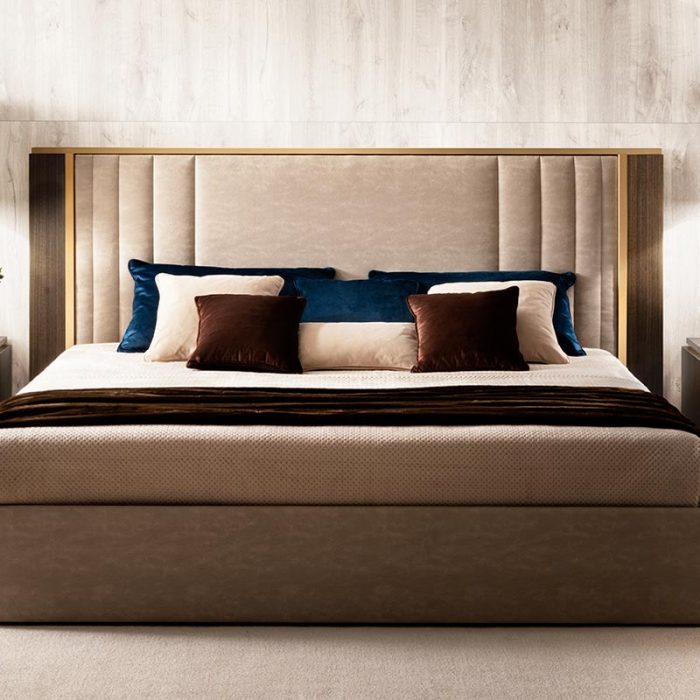 Adora Interiors Essenza bedroom closed upholstered bed