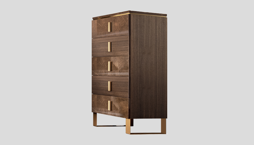 adora interios essenza bedroom tall chest details