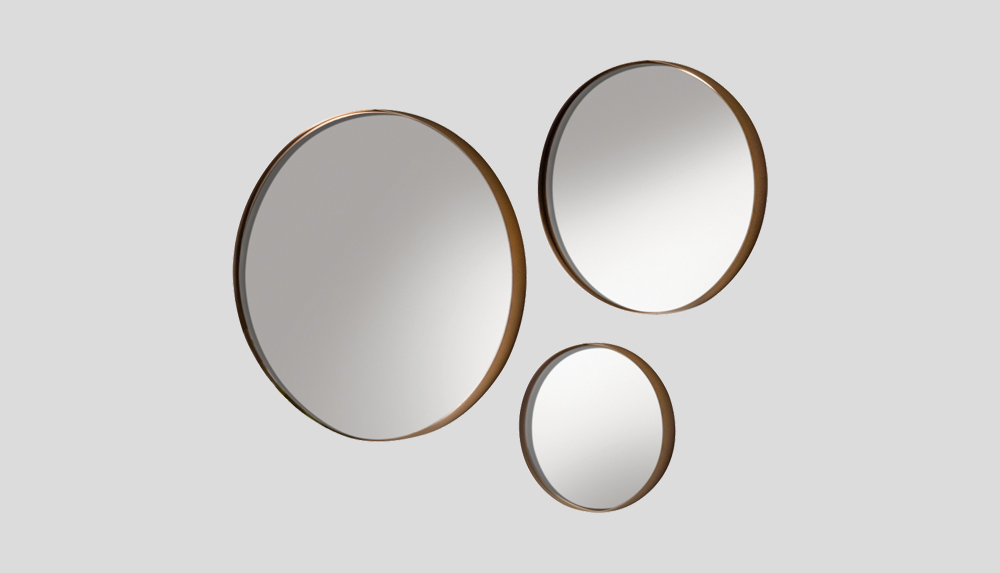 Adora interiors essenza living round mirrors