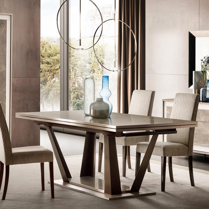 adora interiors ambra dining room table composition